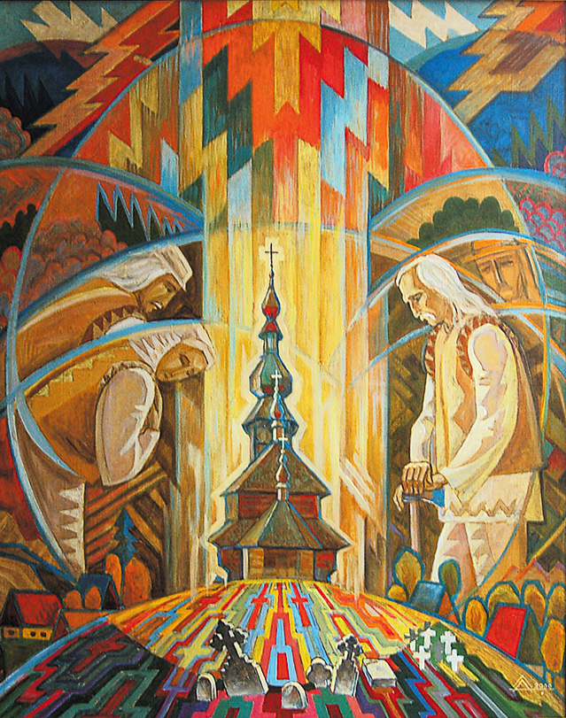 «Великдень у Карпатах». 2000. Полотно, олія